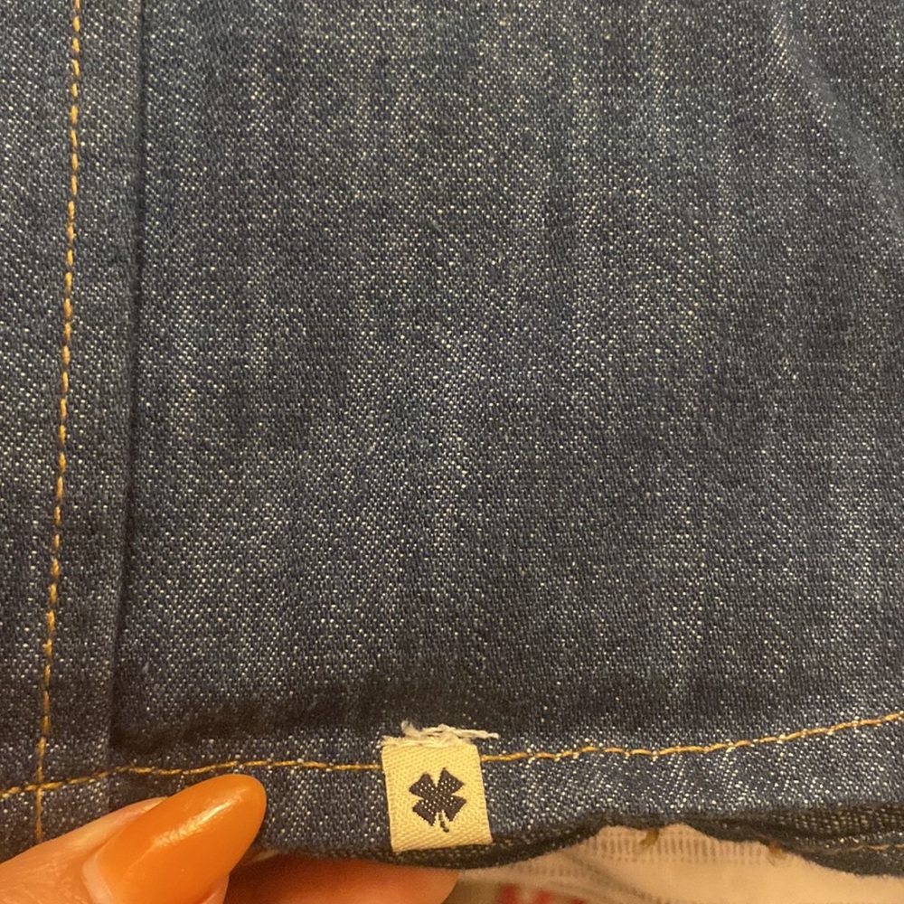 Lucky Brand, Denim Button Down Shirt, Two Tone Denim, Long Sleeve, Large… - Picture 12 of 15